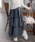 【クリア/clear】の3段ティアードロングスカート 人気、トレンドファッション・服の通販 founy(ファニー) ファッション Fashion レディースファッション WOMEN スカート Skirt ロングスカート Long Skirt カーディガン Cardigan スウェット Sweat ティアードスカート Tiered Skirt thumbnail CGY|ID: prp329100004247807 ipo3291000000029476962