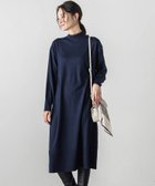 【ロートレ アモン/LAUTRE AMONT】の【WEB限定】配色ニットワンピース≪手洗い可能≫ 人気、トレンドファッション・服の通販 founy(ファニー) ファッション Fashion レディースファッション WOMEN ワンピース Dress ニットワンピース Knit Dresses プレーン Plane thumbnail ネイビー|ID: prp329100004248261 ipo3291000000029480505