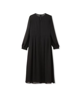 【ロートレ アモン/LAUTRE AMONT】のジョーゼットワンピース 人気、トレンドファッション・服の通販 founy(ファニー) ファッション Fashion レディースファッション WOMEN ワンピース Dress サテン Satin ジョーゼット Georgette ヨーク Yoke |ID:prp329100004248304