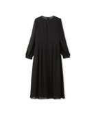 【ロートレ アモン/LAUTRE AMONT】のジョーゼットワンピース 人気、トレンドファッション・服の通販 founy(ファニー) ファッション Fashion レディースファッション WOMEN ワンピース Dress サテン Satin ジョーゼット Georgette ヨーク Yoke thumbnail ブラック|ID: prp329100004248304 ipo3291000000029480766