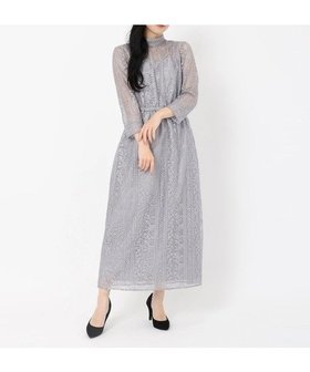 【ストロベリーフィールズ/STRAWBERRY FIELDS】のレイヤーストライプレースドレス 人気、トレンドファッション・服の通販 founy(ファニー) ファッション Fashion レディースファッション WOMEN ワンピース Dress ドレス Party Dresses |ID:prp329100004248317