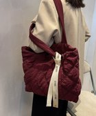 【ミニミニストア/miniministore】のキルティングバッグ トートバッグ 大容量 人気、トレンドファッション・服の通販 founy(ファニー) ファッション Fashion レディースファッション WOMEN バッグ Bag オレンジ Orange キルティング Quilting クラシック Classic 軽量 Lightweight スクエア Square 財布 Wallet ポケット Pocket 無地 Plain Color 旅行 Travel ビジネス 仕事 通勤 Business thumbnail ワインレッド|ID: prp329100004248522 ipo3291000000029482789