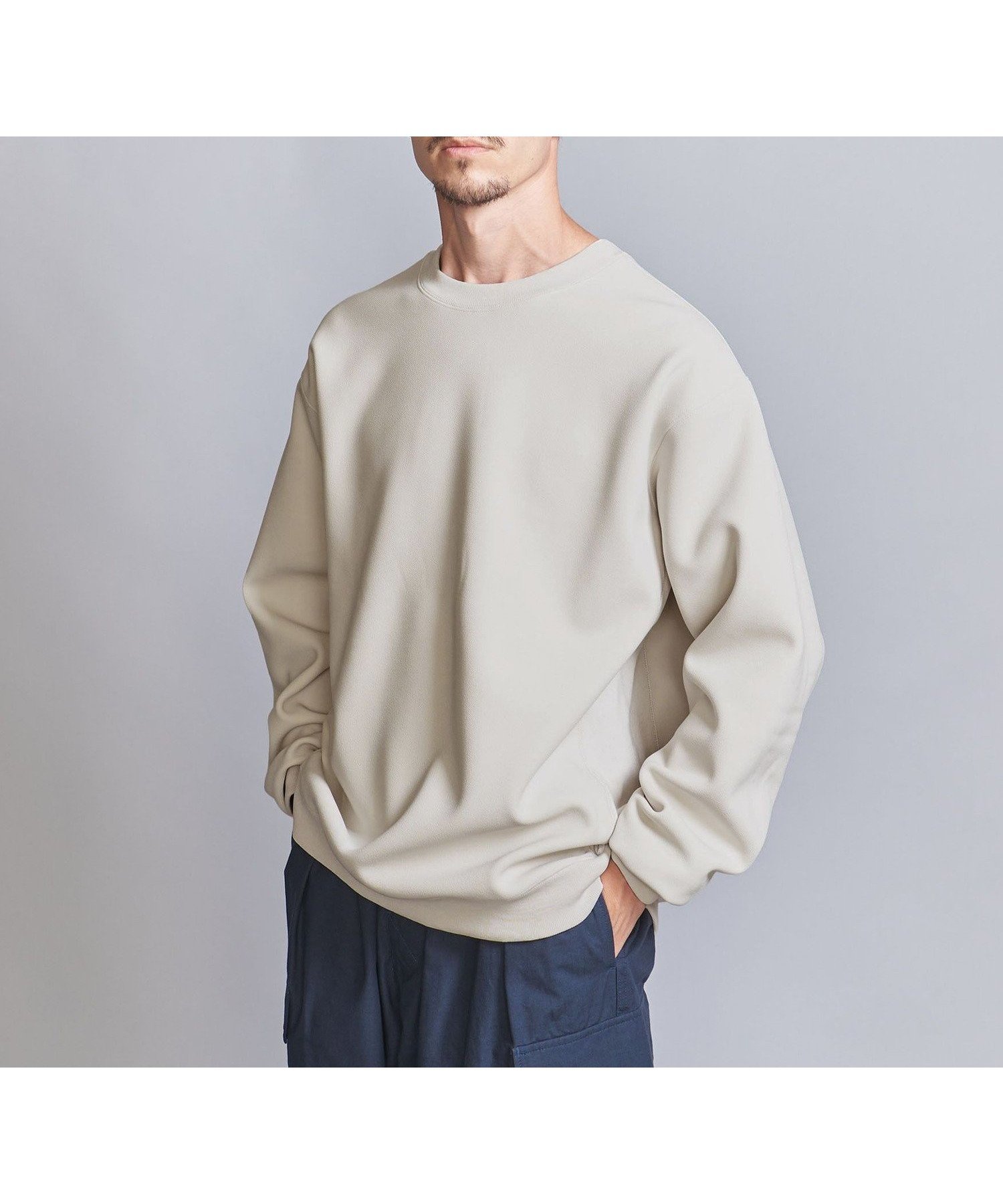 【ビューティ&ユース ユナイテッドアローズ/BEAUTY&YOUTH / UNITED ARROWS / MEN】のクレープ フリース クルーネック スウェット 人気、トレンドファッション・服の通販 founy(ファニー) 　ファッション　Fashion　メンズファッション　MEN　おすすめ　Recommend　シンプル　Simple　スウェット　Sweat　スタンダード　Standard　スポーティ　Sporty　ボンディング　Bonding　エレガント 上品　Elegant　 other-1|ID: prp329100004248565 ipo3291000000029482987