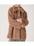 【リリーブラウン/Lily Brown】の【LILY BROWN*MARY QUANT】ミドルファーコート 人気、トレンドファッション・服の通販 founy(ファニー) ファッション Fashion レディースファッション WOMEN アウター Coat Outerwear コート Coats thumbnail GBEG[034]|ID: prp329100004248628 ipo3291000000029483405