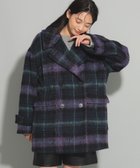 【ビームス ウイメン/BEAMS】の【11/28 23 59まで10%OFF】チェック ダブル ハーフ コート NAVY|ID: prp329100004248735 ipo3291000000029484395