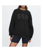 【ギャップ/GAP】のオーバーサイズ ボア ハート GAPロゴスウェット・トレーナー TRUE_BLACK_V2|ID: prp329100004248768 ipo3291000000029484906