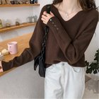 【ミニミニストア/miniministore】のニットトップス レディース Vネック ブラウン|ID: prp329100004248774 ipo3291000000029484962