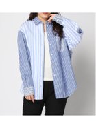 【ギャップ/GAP】のオーガニックコットン100% ビッグシャツ 人気、トレンドファッション・服の通販 founy(ファニー) ファッション Fashion レディースファッション WOMEN トップス・カットソー Tops/Tshirt シャツ/ブラウス Shirts/Blouses ストライプ Stripe トレンド Trend ビッグ Big ベーシック Basic 無地 Plain Color 長袖 Long Sleeve thumbnail BLUE_STRIPE_COMBO_B|ID: prp329100004248785 ipo3291000000029485114