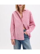 【ギャップ/GAP】のオーガニックコットン100% ビッグシャツ 人気、トレンドファッション・服の通販 founy(ファニー) ファッション Fashion レディースファッション WOMEN トップス・カットソー Tops/Tshirt シャツ/ブラウス Shirts/Blouses ストライプ Stripe トレンド Trend ビッグ Big ベーシック Basic 無地 Plain Color 長袖 Long Sleeve thumbnail LIGHT_PEONY|ID: prp329100004248785 ipo3291000000029485124