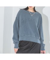 【ジーナシス/JEANASiS】のパッチクラフトピグメントスウェット 人気、トレンドファッション・服の通販 founy(ファニー) ファッション Fashion レディースファッション WOMEN トップス・カットソー Tops/Tshirt パーカ Sweats スウェット Sweat おすすめ Recommend ショルダー Shoulder ショート Short シンプル Simple スリーブ Sleeve デニム Denim トレンド Trend ドロップ Drop ロング Long 定番 Standard |ID:prp329100004248787