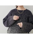 【ナチュラルクチュール/natural couture】の箔プリント加工ニットプルオーダー 人気、トレンドファッション・服の通販 founy(ファニー) ファッション Fashion レディースファッション WOMEN トップス・カットソー Tops/Tshirt ニット Knit Tops 2024年 2024 2024-2025秋冬・A/W Aw/Autumn/Winter/Fw/Fall/2024-2025 おすすめ Recommend スラックス Slacks スリット Slit デニム Denim フェミニン Feminine フロント Front プリント Print ポケット Pocket ルーズ Loose エレガント 上品 Elegant 冬 Winter thumbnail チャコールグレー|ID: prp329100004248815 ipo3291000000029485483