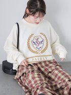 【エヘカソポ/ehka sopo】のエンブレム刺繍スウェット 人気、トレンドファッション・服の通販 founy(ファニー) ファッション Fashion レディースファッション WOMEN トップス・カットソー Tops/Tshirt パーカ Sweats スウェット Sweat スウェット Sweat thumbnail キナリ|ID: prp329100004248955 ipo3291000000029486929