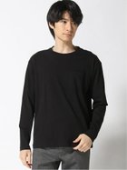 【バナナリパブリック ファクトリーストア/BANANA REPUBLIC FACTORY STORE / MEN】のBANANA REPUBLIC FACTORY STORE 日本限定 長袖ボクシーTシャツ BLACK|ID: prp329100004248964 ipo3291000000029516088