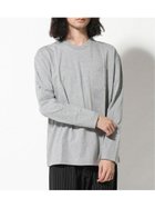 【バナナリパブリック ファクトリーストア/BANANA REPUBLIC FACTORY STORE / MEN】のBANANA REPUBLIC FACTORY STORE 日本限定 長袖ボクシーTシャツ HEATHER_GREY|ID: prp329100004248964 ipo3291000000029516094