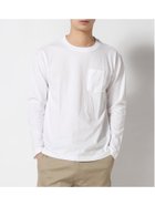 【バナナリパブリック ファクトリーストア/BANANA REPUBLIC FACTORY STORE / MEN】のBANANA REPUBLIC FACTORY STORE 日本限定 長袖ボクシーTシャツ WHITE|ID: prp329100004248964 ipo3291000000029516097