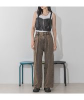 【ジーナシス/JEANASiS】のフェイクレザーZIPビスチェ 人気、トレンドファッション・服の通販 founy(ファニー) ファッション Fashion レディースファッション WOMEN トップス・カットソー Tops/Tshirt ビスチェ Bustier インナー Inner コルセット Corset ダメージ Damage パターン Pattern ビスチェ Bustier フェイクレザー Faux Leather ヴィンテージ Vintage |ID:prp329100004249009