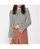 【イング/INGNI】の刺繍袖フレアニットPO 人気、トレンドファッション・服の通販 founy(ファニー) ファッション Fashion レディースファッション WOMEN トップス・カットソー Tops/Tshirt ニット Knit Tops フレア Flare ボーダー Border thumbnail ボーダー|ID: prp329100004249107 ipo3291000000029488393