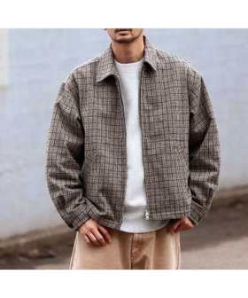 【ビーミングライフストア/B:MING LIFE STORE / MEN】の【10%OFFアウターフェア対象～11/28 23 59まで!!】チェック ジップ ブルゾン 人気、トレンドファッション・服の通販 founy(ファニー) ファッション Fashion メンズファッション MEN アウター Coats Outerwear/Men ブルゾン Blouson/Jackets クラシック Classic ショート Short ジップ Zip チェック Check ブルゾン Blouson |ID:prp329100004249658