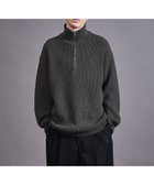 【ビューティ&ユース ユナイテッドアローズ/BEAUTY&YOUTH / UNITED ARROWS / MEN】のバルキー アゼ ハーフジップ ニット 人気、トレンドファッション・服の通販 founy(ファニー) ファッション Fashion メンズファッション MEN シンプル Simple ハイネック High Neck リラックス Relax thumbnail DK.GRAY|ID: prp329100004249670 ipo3291000000029492475