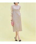 【ドレス/DRESS+】のワンピース ビスチェワンピース パーティードレス 人気、トレンドファッション・服の通販 founy(ファニー) ファッション Fashion レディースファッション WOMEN ワンピース Dress ドレス Party Dresses シアー Sheer スリット Slit スリーブ Sleeve ドレス Dress バランス Balance フィット Fit ベーシック Basic ヨーク Yoke 披露宴 Wedding Reception 二次会 Wedding Party thumbnail グレイッシュベージュ|ID: prp329100004249706 ipo3291000000029492840