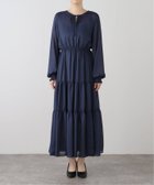 【ノーブル / スピック&スパン/NOBLE / Spick & Span】のサテンティアード2wayワンピース 人気、トレンドファッション・服の通販 founy(ファニー) ファッション Fashion レディースファッション WOMEN ワンピース Dress ジャケット Jacket ティアード Tiered フェミニン Feminine ラウンド Round リボン Ribbon ロング Long エレガント 上品 Elegant thumbnail ブルー|ID: prp329100004249717 ipo3291000000029492915