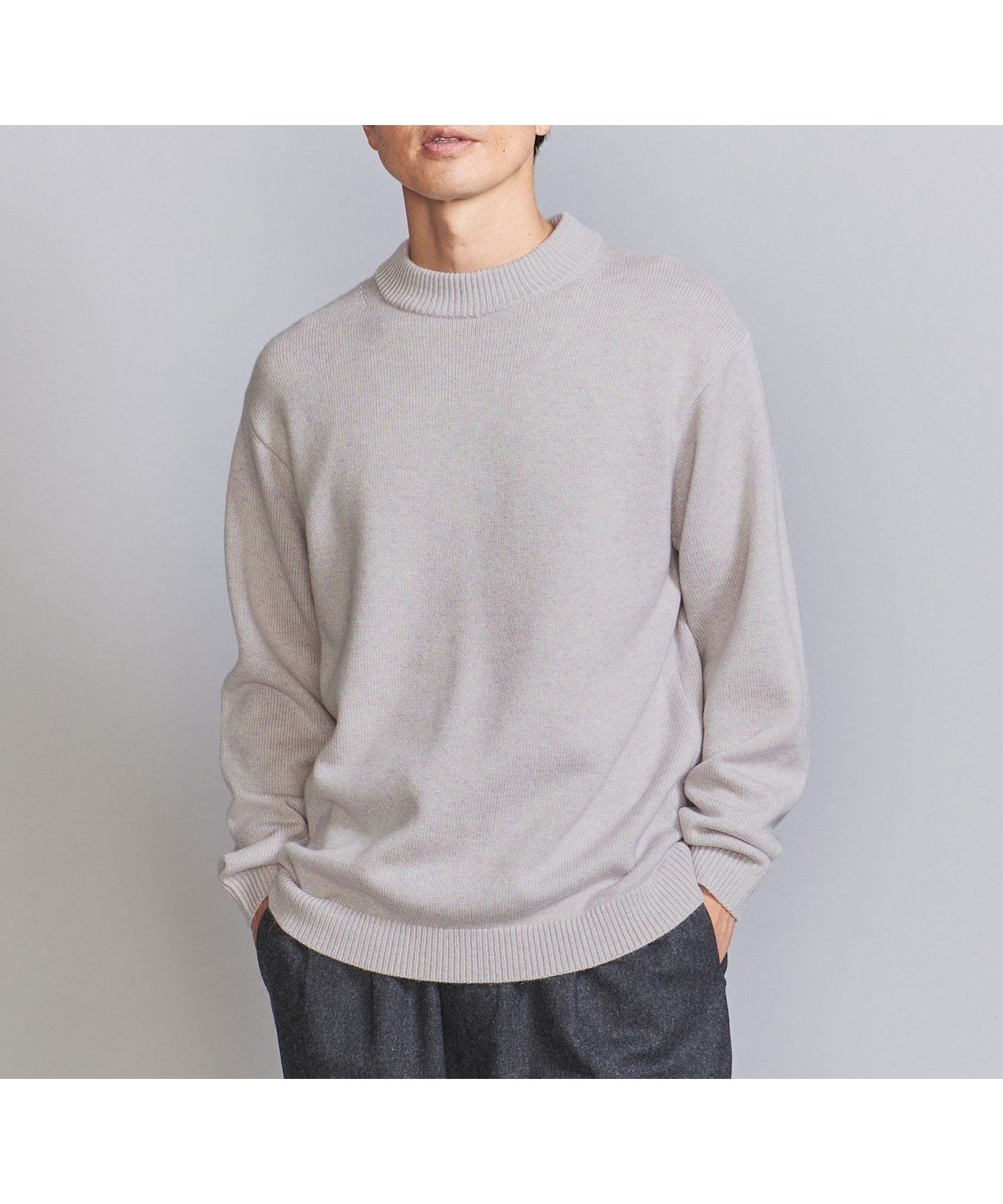 【ビューティ&ユース ユナイテッドアローズ/BEAUTY&YOUTH / UNITED ARROWS / MEN】のウールカシミヤブレンド モックネック ニット インテリア・キッズ・メンズ・レディースファッション・服の通販 founy(ファニー) 　ファッション　Fashion　メンズファッション　MEN　インナー　Inner　カシミヤ　Cashmere　ジャケット　Jacket　スラックス　Slacks　ダウン　Down　チェスターコート　Chester Coat　デニム　Denim　バランス　Balance　モックネック　Mock Neck　その他1|ID: prp329100004249743 ipo3291000000029493261