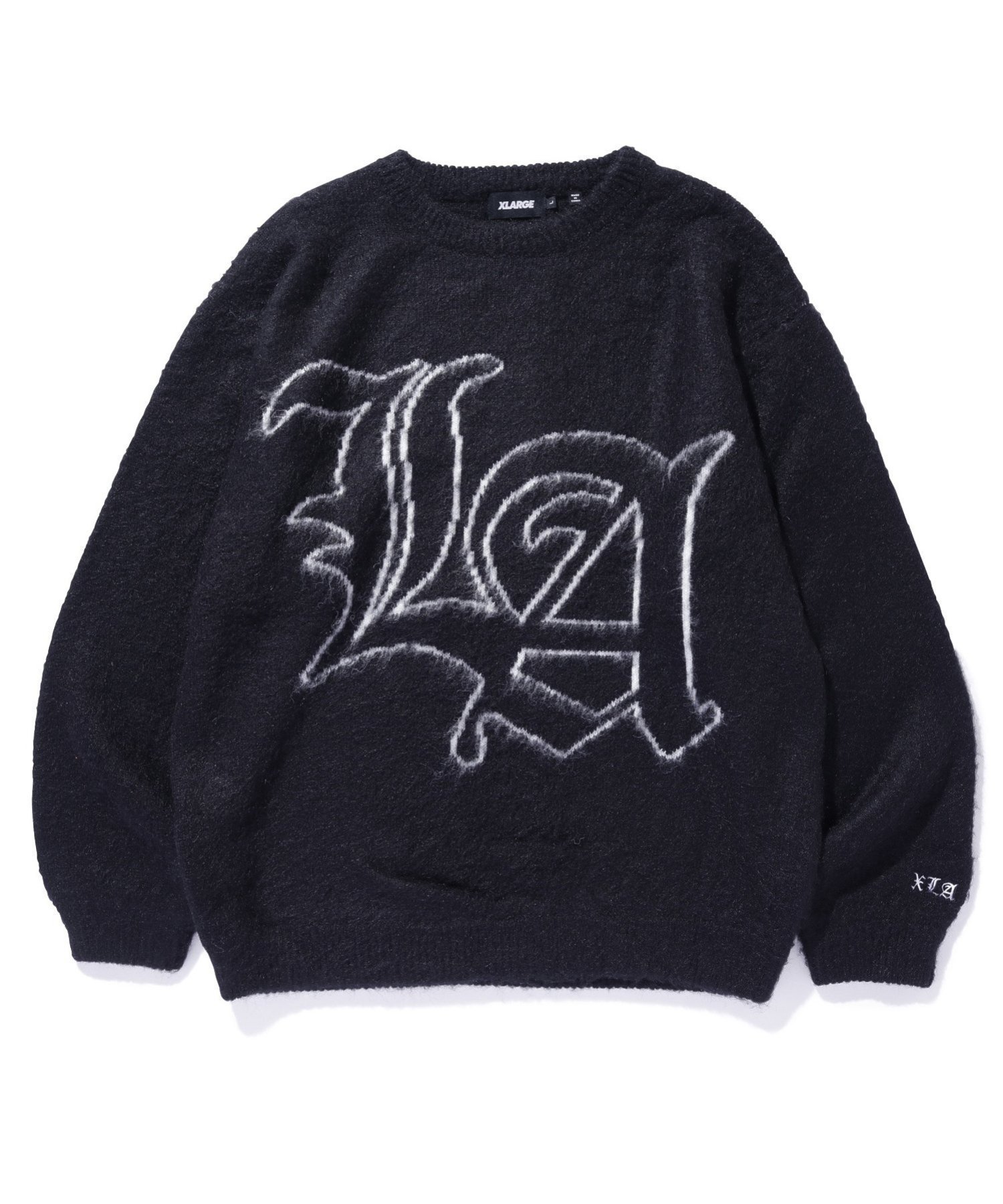 【エクストララージ/XLARGE / MEN】のOLD ENGLISH MOHAIR CREWNECK KNIT 人気、トレンドファッション・服の通販 founy(ファニー) 　ファッション　Fashion　メンズファッション　MEN　グラフィック　Graphic　フロント　Front　モヘア　Mohair　 other-1|ID: prp329100004249832 ipo3291000000029493807