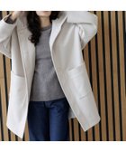 【ラコレ/LAKOLE】のウーリーテックフーデッドコート 人気、トレンドファッション・服の通販 founy(ファニー) ファッション Fashion レディースファッション WOMEN アウター Coat Outerwear コート Coats スリット Slit ボトム Bottom thumbnail アイボリー52|ID: prp329100004249930 ipo3291000000029494669