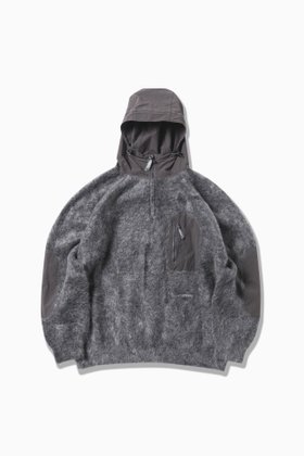 【アンドワンダー/and wander】 mohair wool knit hoodie人気、トレンドファッション・服の通販 founy(ファニー) ファッション Fashion レディースファッション WOMEN トップス・カットソー Tops/Tshirt ニット Knit Tops リップ Lip 畦 Ridge 軽量 Lightweight |ID:prp329100004250049