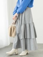 【テチチ/Te chichi】のミニ裏毛ティアードスカート 人気、トレンドファッション・服の通販 founy(ファニー) ファッション Fashion レディースファッション WOMEN スカート Skirt ティアードスカート Tiered Skirts おすすめ Recommend ギャザー Gather スウェット Sweat ティアードスカート Tiered Skirt トレンド Trend フェミニン Feminine リラックス Relax thumbnail グレー|ID: prp329100004250162 ipo3291000000029496422