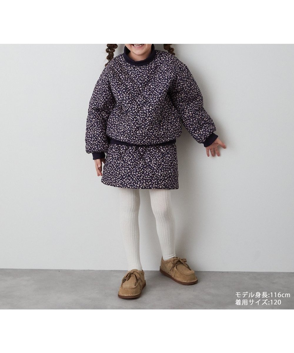 【リジェール/riziere / KIDS】のフラワープリントキルティングセットアップ 人気、トレンドファッション・服の通販 founy(ファニー) 　ファッション　Fashion　キッズファッション　KIDS　キルティング　Quilting　セットアップ　Set Up　プリント　Print　ポケット　Pocket　モコモコ　Fluffy　人気　Popularity　冬　Winter　定番　Standard　 other-1|ID: prp329100004250291 ipo3291000000029497939