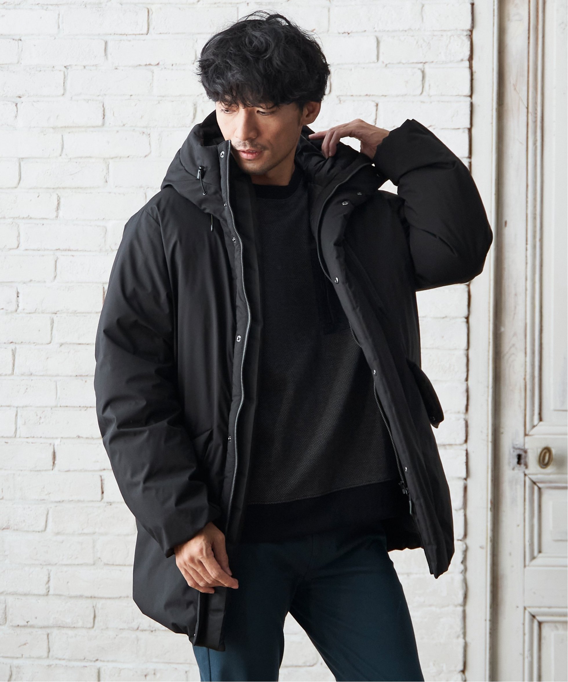 【イッカ/ikka / MEN】の【撥水】フーデットダウンコート 人気、トレンドファッション・服の通販 founy(ファニー) 　ファッション　Fashion　メンズファッション　MEN　ダウン　Down　軽量　Lightweight　防寒　Cold Protection　 other-1|ID: prp329100004250331 ipo3291000000029498387