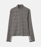 【ルシェル ブルー/LE CIEL BLEU】のチェックジャージータートルネックトップ / Check Jersey Turtle Neck TOP 人気、トレンドファッション・服の通販 founy(ファニー) ファッション Fashion レディースファッション WOMEN トップス・カットソー Tops/Tshirt タートルネック Turtleneck シェイプ Shape チェック Check thumbnail マルチ|ID: prp329100004250365 ipo3291000000029498662