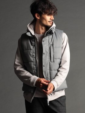 【ニコル/NICOLE / MEN】の撥水ツイル パテッドベスト 人気、トレンドファッション・服の通販 founy(ファニー) ファッション Fashion メンズファッション MEN シェイプ Shape シンプル Simple ジャカード Jacquard ジャケット Jacket スタンド Stand スピンドル Spindle ツイル Twill ドット Dot フロント Front ベスト Vest 無地 Plain Color |ID:prp329100004250416