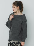 【コカ/COCA】のオフショルダーニット 人気、トレンドファッション・服の通販 founy(ファニー) ファッション Fashion レディースファッション WOMEN トップス・カットソー Tops/Tshirt ニット Knit Tops ポケット Pocket thumbnail Charcoal|ID: prp329100004250457 ipo3291000000029499256