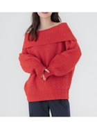 【コカ/COCA】のオフショルダーニット 人気、トレンドファッション・服の通販 founy(ファニー) ファッション Fashion レディースファッション WOMEN トップス・カットソー Tops/Tshirt ニット Knit Tops ポケット Pocket thumbnail Red|ID: prp329100004250457 ipo3291000000029499259