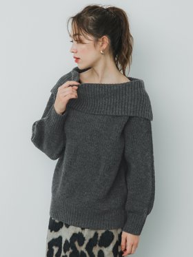 【コカ/COCA】 オフショルダーニット人気、トレンドファッション・服の通販 founy(ファニー) ファッション Fashion レディースファッション WOMEN トップス・カットソー Tops/Tshirt ニット Knit Tops ポケット Pocket |ID:prp329100004250457