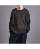 【ビューティ&ユース ユナイテッドアローズ/BEAUTY&YOUTH / UNITED ARROWS / MEN】のモヘヤ ミックス アーガイル ニット 人気、トレンドファッション・服の通販 founy(ファニー) ファッション Fashion メンズファッション MEN おすすめ Recommend ビンテージ Vintage ミックス Mix モヘヤ Mohair thumbnail DK.GRAY|ID: prp329100004250490 ipo3291000000029499482