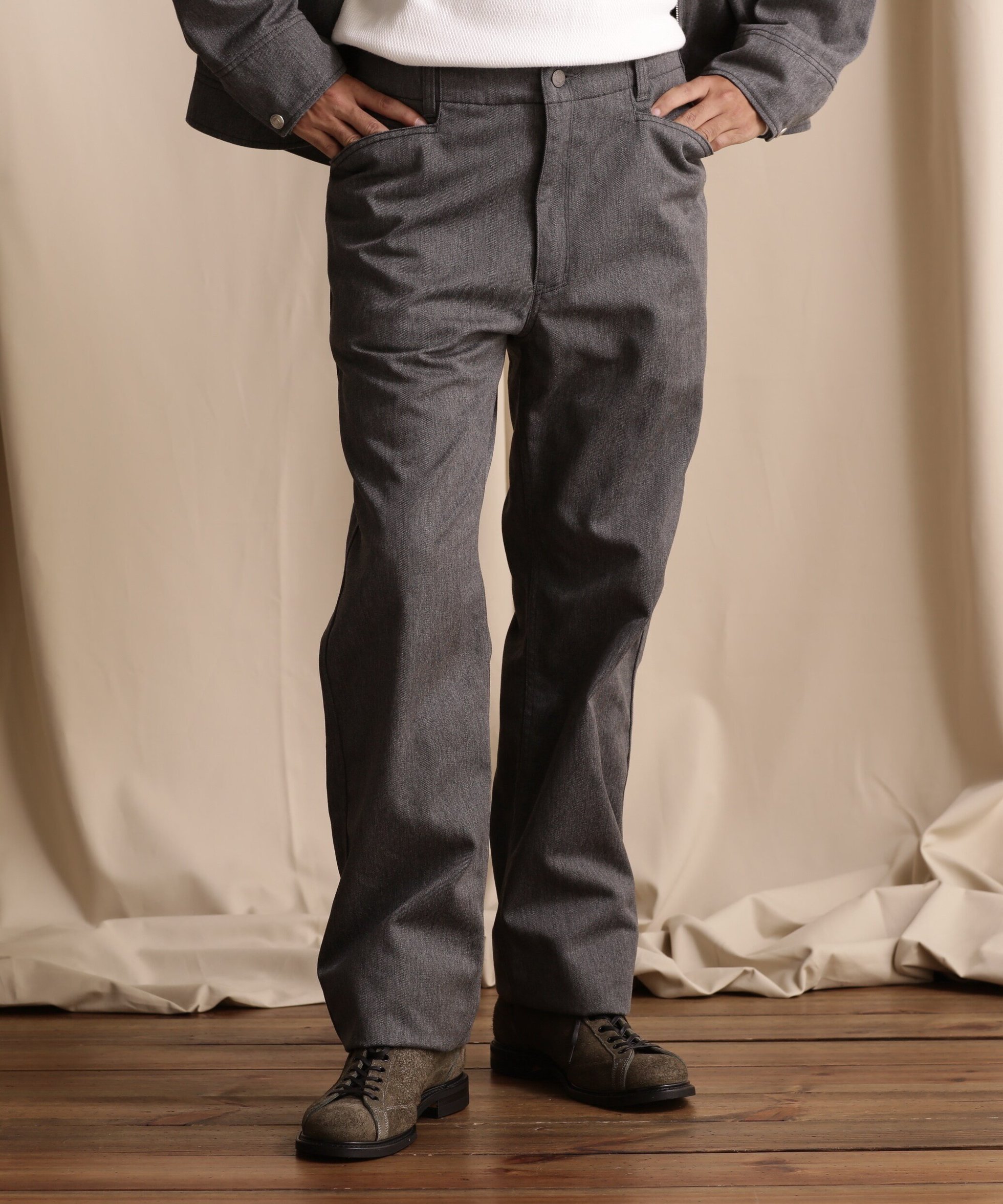 【ショット/Schott / MEN】のTC WORK PANTS/ワークパンツ インテリア・キッズ・メンズ・レディースファッション・服の通販 founy(ファニー) 　ファッション　Fashion　メンズファッション　MEN　ボトムス　Bottoms/Men　ヴィンテージ　Vintage　ジャケット　Jacket　スタッズ　Studs　定番　Standard　ニューヨーク　New York　フロント　Front　ポケット　Pocket　ライダース　Riders　ライダースジャケット　Riders Jacket　ワーク　Work　グレー|ID: prp329100004250500 ipo3291000000029499559