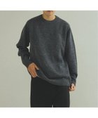 【フォーワンセブン バイ エディフィス/417 by EDIFICE / MEN】のShaggy Dog クルーネックニット 人気、トレンドファッション・服の通販 founy(ファニー) ファッション Fashion メンズファッション MEN おすすめ Recommend インナー Inner ハイネック High Neck フェザー Feather ベスト Vest 人気 Popularity 犬 Dog thumbnail グレー|ID: prp329100004250516 ipo3291000000029499666