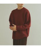 【フォーワンセブン バイ エディフィス/417 by EDIFICE / MEN】のShaggy Dog クルーネックニット 人気、トレンドファッション・服の通販 founy(ファニー) ファッション Fashion メンズファッション MEN おすすめ Recommend インナー Inner ハイネック High Neck フェザー Feather ベスト Vest 人気 Popularity 犬 Dog thumbnail レッド|ID: prp329100004250516 ipo3291000000029499675