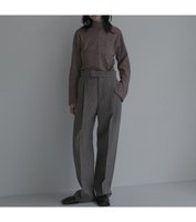 【ルシェル ブルー/LE CIEL BLEU】のチェックタックパンツ / Check Tuck Pants 人気、トレンドファッション・服の通販 founy(ファニー) ファッション Fashion レディースファッション WOMEN パンツ Pants クラシック Classic チェック Check プリーツ Pleats モダン Modern |ID:prp329100004250524