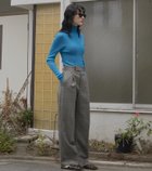 【ルシェル ブルー/LE CIEL BLEU】のチェックタックパンツ / Check Tuck Pants 人気、トレンドファッション・服の通販 founy(ファニー) ファッション Fashion レディースファッション WOMEN パンツ Pants クラシック Classic チェック Check プリーツ Pleats モダン Modern thumbnail ブルー|ID: prp329100004250524 ipo3291000000029499741