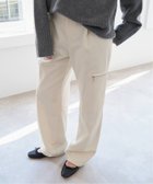 【スピック&スパン/Spick & Span】のウォッシュドカーゴパンツ 人気、トレンドファッション・服の通販 founy(ファニー) ファッション Fashion レディースファッション WOMEN パンツ Pants カーゴパンツ Cargo Pants ストレート Straight スニーカー Sneakers ワイド Wide thumbnail ホワイト A|ID: prp329100004250543 ipo3291000000029499853