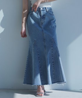 【アニュアンス/anuans】 マーメイドデニムスカート人気、トレンドファッション・服の通販 founy(ファニー) ファッション Fashion レディースファッション WOMEN スカート Skirt デニムスカート Denim Skirts デニム Denim ポケット Pocket |ID:prp329100004250642