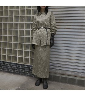 【ルシェル ブルー/LE CIEL BLEU】 リンクルウォッシュサテンスカート / Wrinkled Washed Satin Skirt人気、トレンドファッション・服の通販 founy(ファニー) ファッション Fashion レディースファッション WOMEN スカート Skirt サテン Satin シンプル Simple スリット Slit セットアップ Set Up ロング Long ワッシャー Washer |ID:prp329100004250653