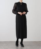 【ラ トータリテ/La TOTALITE】のシアースリーブワンピース 人気、トレンドファッション・服の通販 founy(ファニー) ファッション Fashion レディースファッション WOMEN ワンピース Dress 2024年 2024 2024-2025秋冬・A/W Aw/Autumn/Winter/Fw/Fall/2024-2025 エアリー Airy シアー Sheer スタンド Stand ストレッチ Stretch スリット Slit エレガント 上品 Elegant 切替 Switching 年末年始 The Year-End And New Year Holidays 結婚式 Wedding Ceremony thumbnail ブラック|ID: prp329100004250681 ipo3291000000029500768