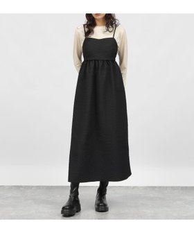 【ラコレ/LAKOLE】のフクレジャガードキャミワンピース 人気、トレンドファッション・服の通販 founy(ファニー) ファッション Fashion レディースファッション WOMEN ワンピース Dress キャミワンピース No Sleeve Dresses おすすめ Recommend カットソー Cut And Sew キャミワンピース Cami Dress シンプル Simple トレンド Trend |ID:prp329100004251131