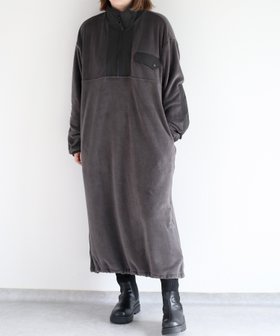 【セポ/cepo】のフリースハーフジップワンピース 人気、トレンドファッション・服の通販 founy(ファニー) ファッション Fashion レディースファッション WOMEN ワンピース Dress A/W・秋冬 Aw・Autumn/Winter・Fw・Fall-Winter インナー Inner ショート Short ジップ Zip ドローコード Draw Cord ハイネック High Neck ブルゾン Blouson ロング Long 冬 Winter 春 Spring 秋 Autumn/Fall |ID:prp329100004251145