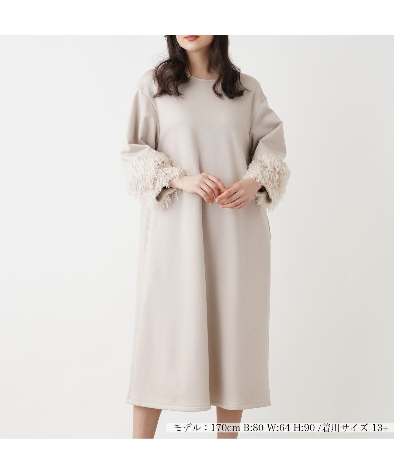 【レリアンプラスハウス/Leilian PLUS HOUSE】のワンピ-ス 人気、トレンドファッション・服の通販 founy(ファニー) 　ファッション　Fashion　レディースファッション　WOMEN　ワンピース　Dress　シンプル　Simple　テクスチャー　Texture　リラックス　Relax　エレガント 上品　Elegant　 other-1|ID: prp329100004251164 ipo3291000000029504705